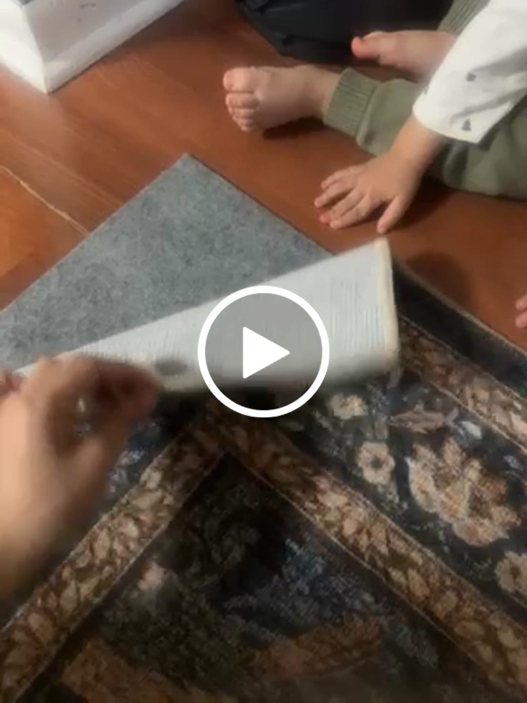 Customer video review of 1/4" Non Slip Rug Pad Gripper