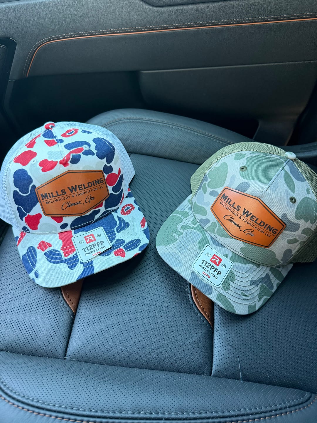 Customer photo review of Custom Leather Patches