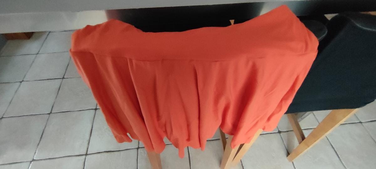 Customer photo review of Jupe-short de sport plissée avec poche