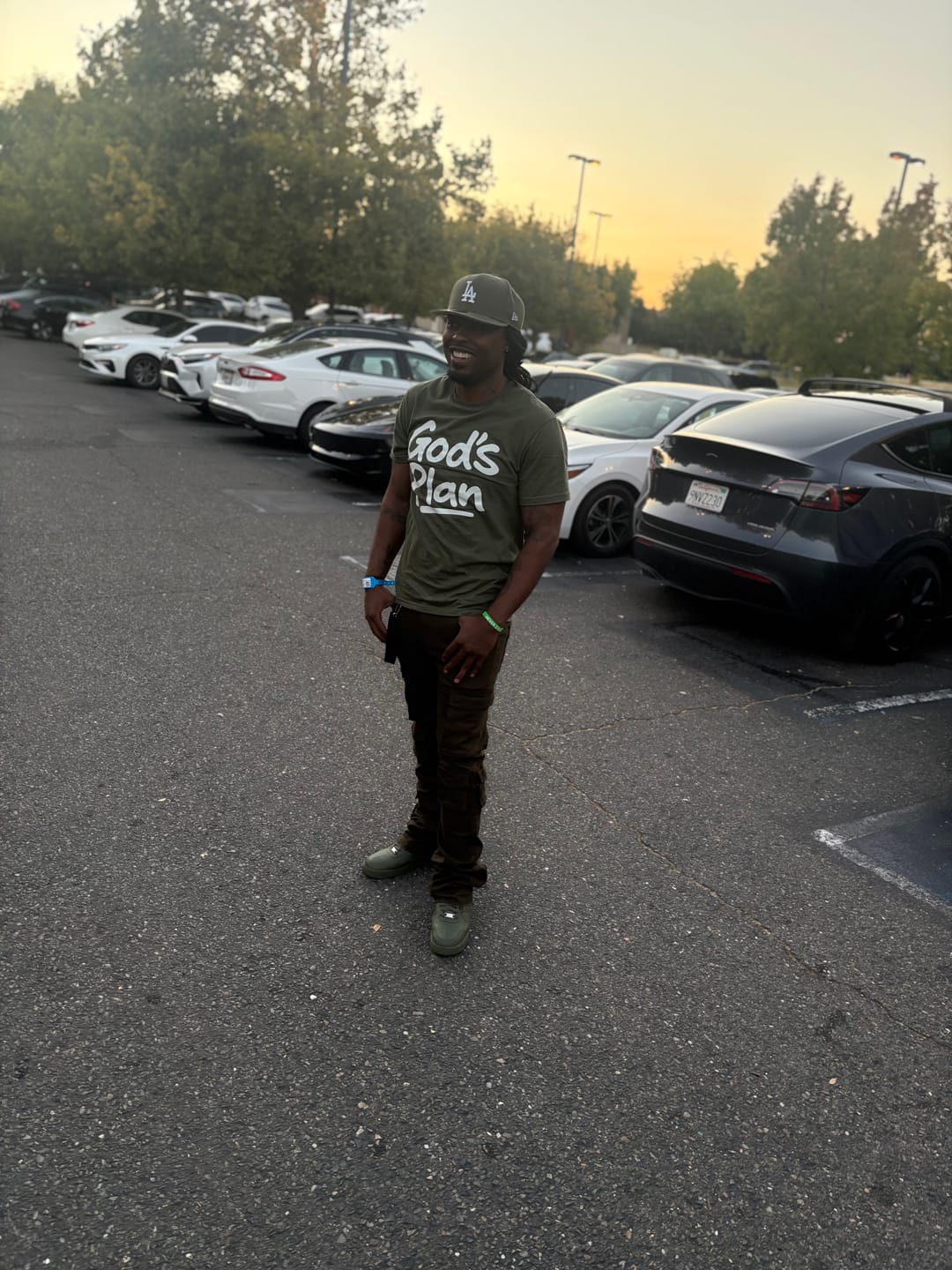 Customer photo review of Vortex Cargo Stacked Denim Jeans (Camo)