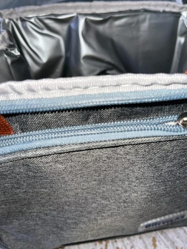 Customer photo review of Men's Toiletry Bag – Waterproof Hanging Travel Wash Pouch