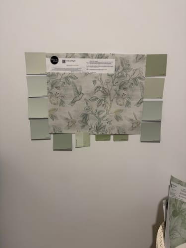 Citrus Flight Wallpaper in a customer&rsquo;s home - verified photo review