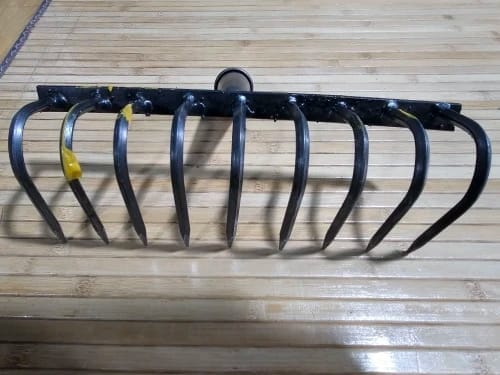 Customer photo review of Garden Nail Rake - 9-Tooth Manganese Steel Rake
