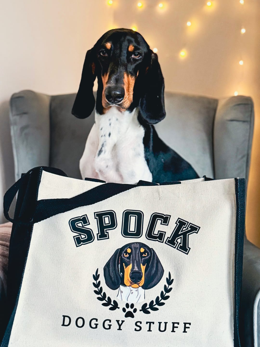 Customer photo review of Ulti-MUTT Dog Jute bag