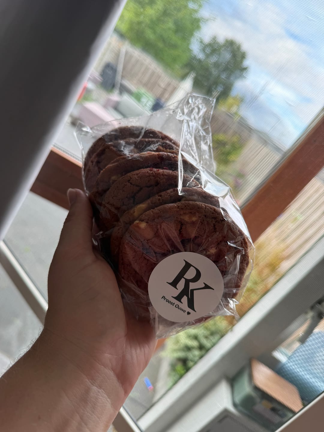 Customer photo review of Raspberry Cream Cookies