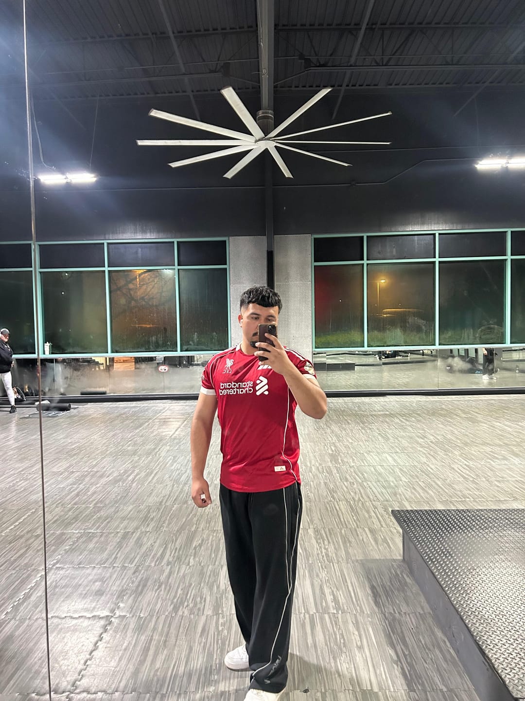 Customer photo review of UC044 Foundation Track Joggers - Black