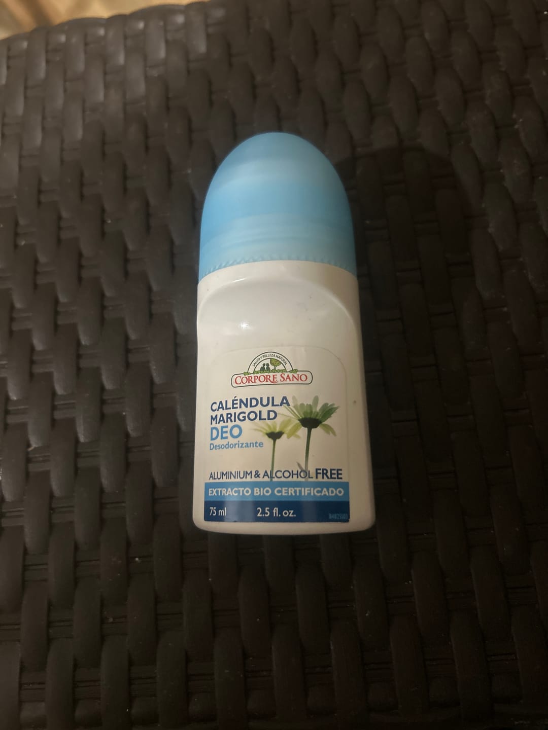 Customer photo review of Desodorante Calendula Salvia Y Regaliz Roll On Corpore Sano