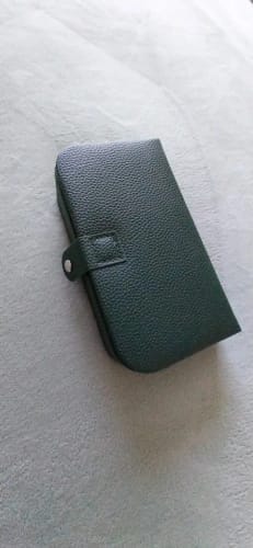 Customer photo review of Travel Jewelry Box – Portable Leather Organizer Case