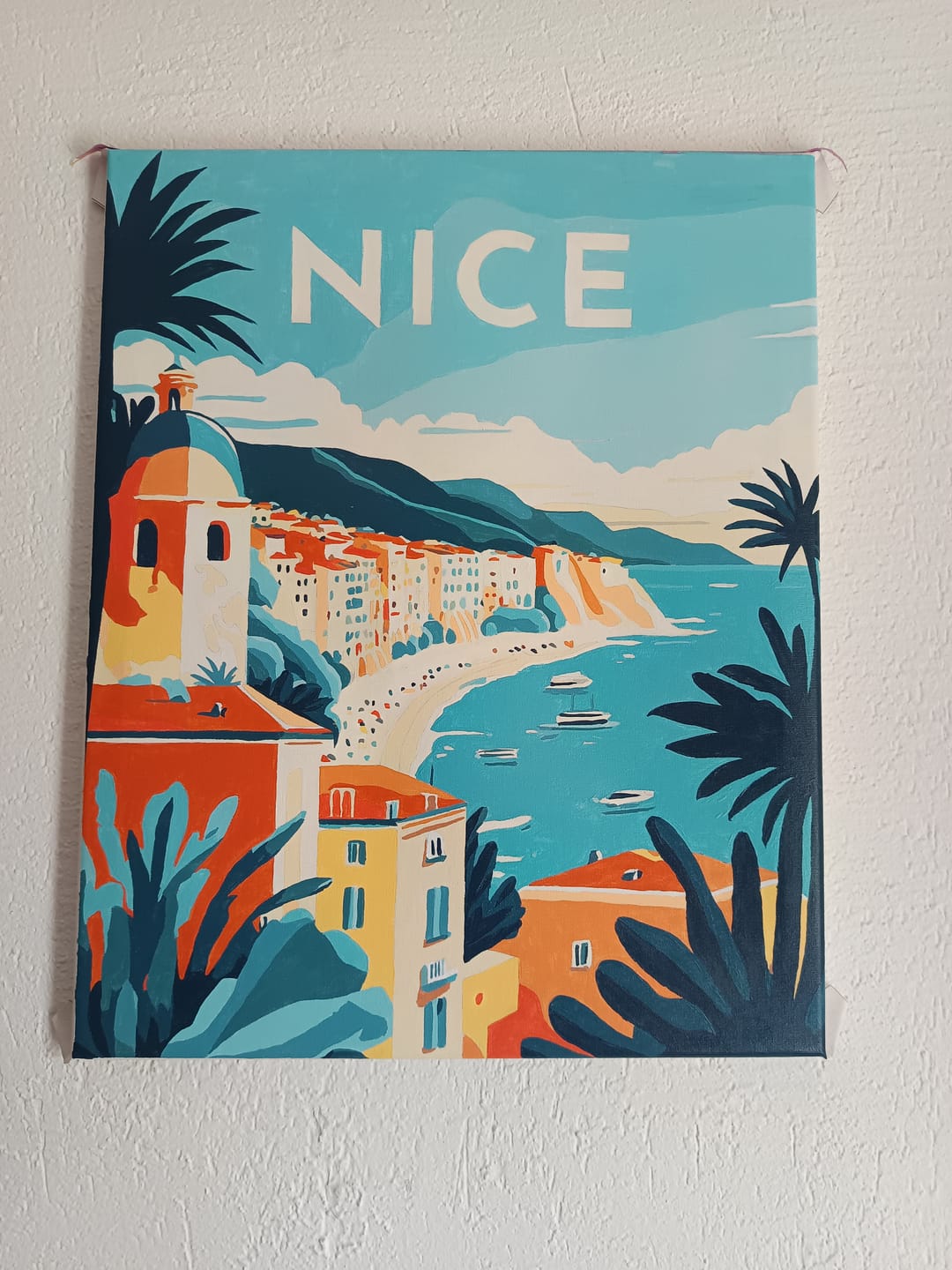 Customer photo review of Affiche Vintage Nice
