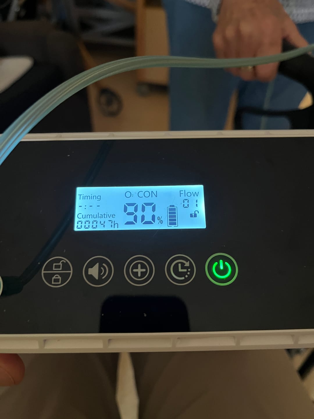 Customer photo review of VARON VP-6 Kontinuierlicher Sauerstoffkonzentrator Mobil mit Akku | 6-Stufen-Regelung, CE-geprüft