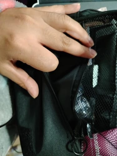 Customer photo review of Men's Toiletry Bag – Waterproof Hanging Travel Wash Pouch