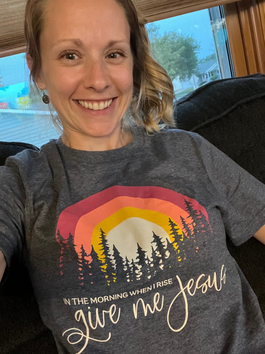 Customer photo review of Give Me Jesus Tee