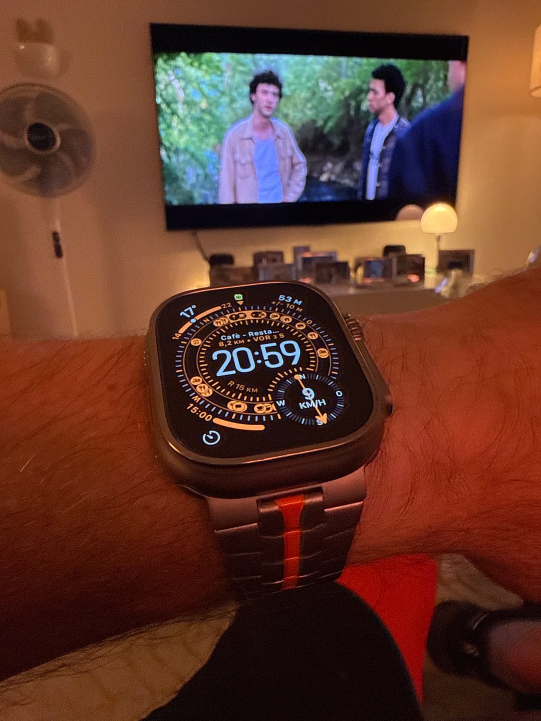 Customer photo review of arktisband Apple Watch Ultra Armband TITANIUM F-15