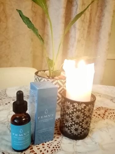 Customer photo review of Peachaboo Hyaluronic Acid Serum