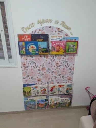 Customer photo review of Wall Hanging Bookshelf - Behind The Door Book Organizer