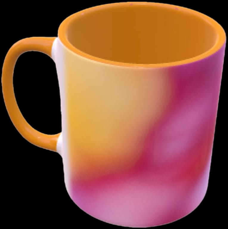 Customer photo review of TassenExpress - Becher Keramik Tasse mit Logo bedruckt 325ml Firmenlogo