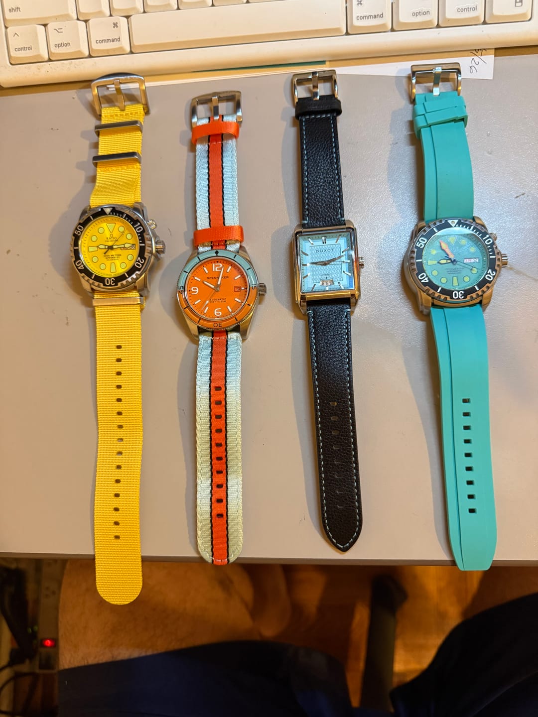 Customer photo review of Ridge Rubber - Turquoise
