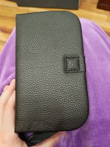 Customer photo review of Travel Jewelry Box – Portable Leather Organizer Case