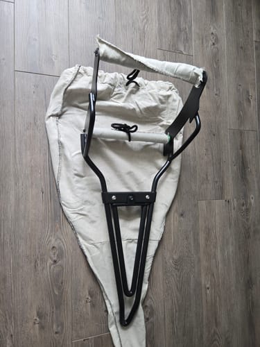 Customer photo review of Iron Born Blade 25" Indian Sport Chief (2023+) Sissy Bar with Foldable Luggage Rack Matte Black