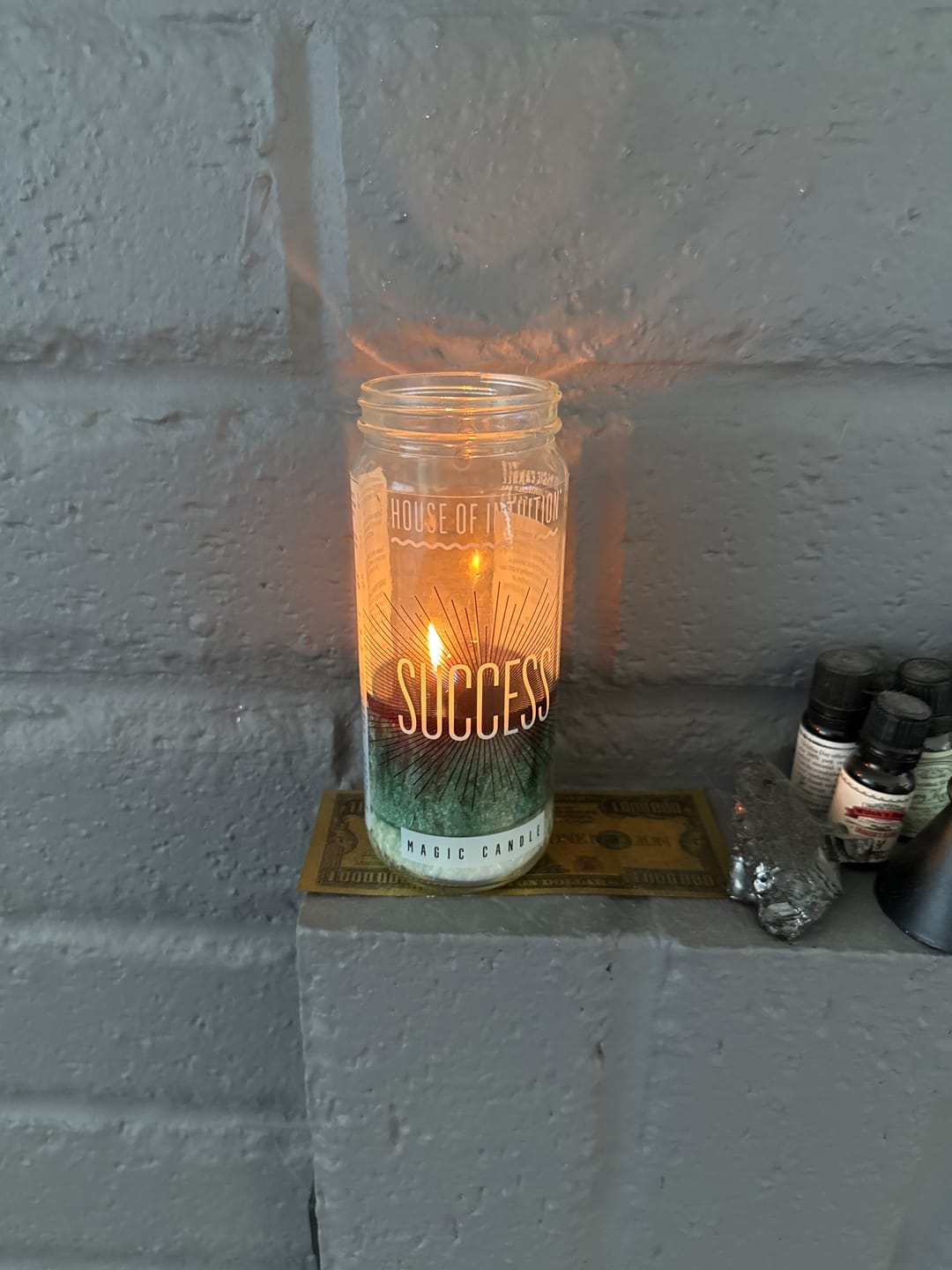 Customer photo review of Success Magic Candle