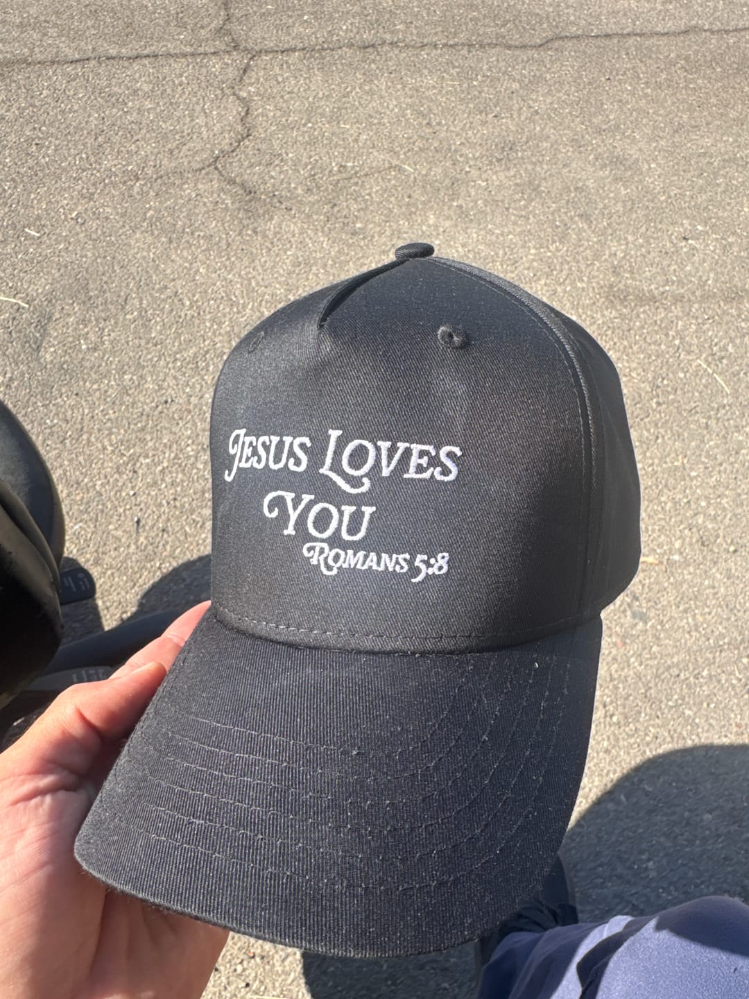 Customer photo review of Premium Embroidered Hat