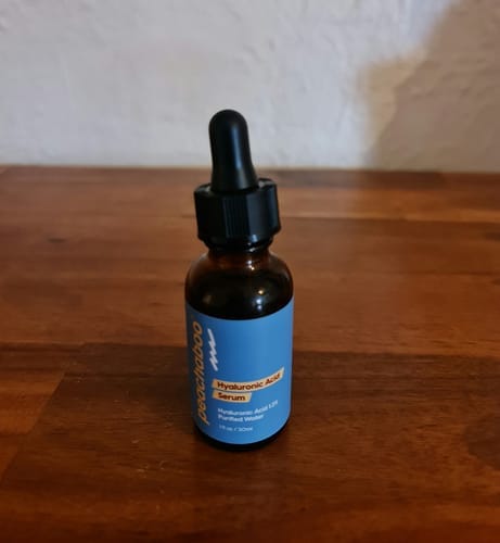 Customer photo review of Peachaboo Hyaluronic Acid Serum