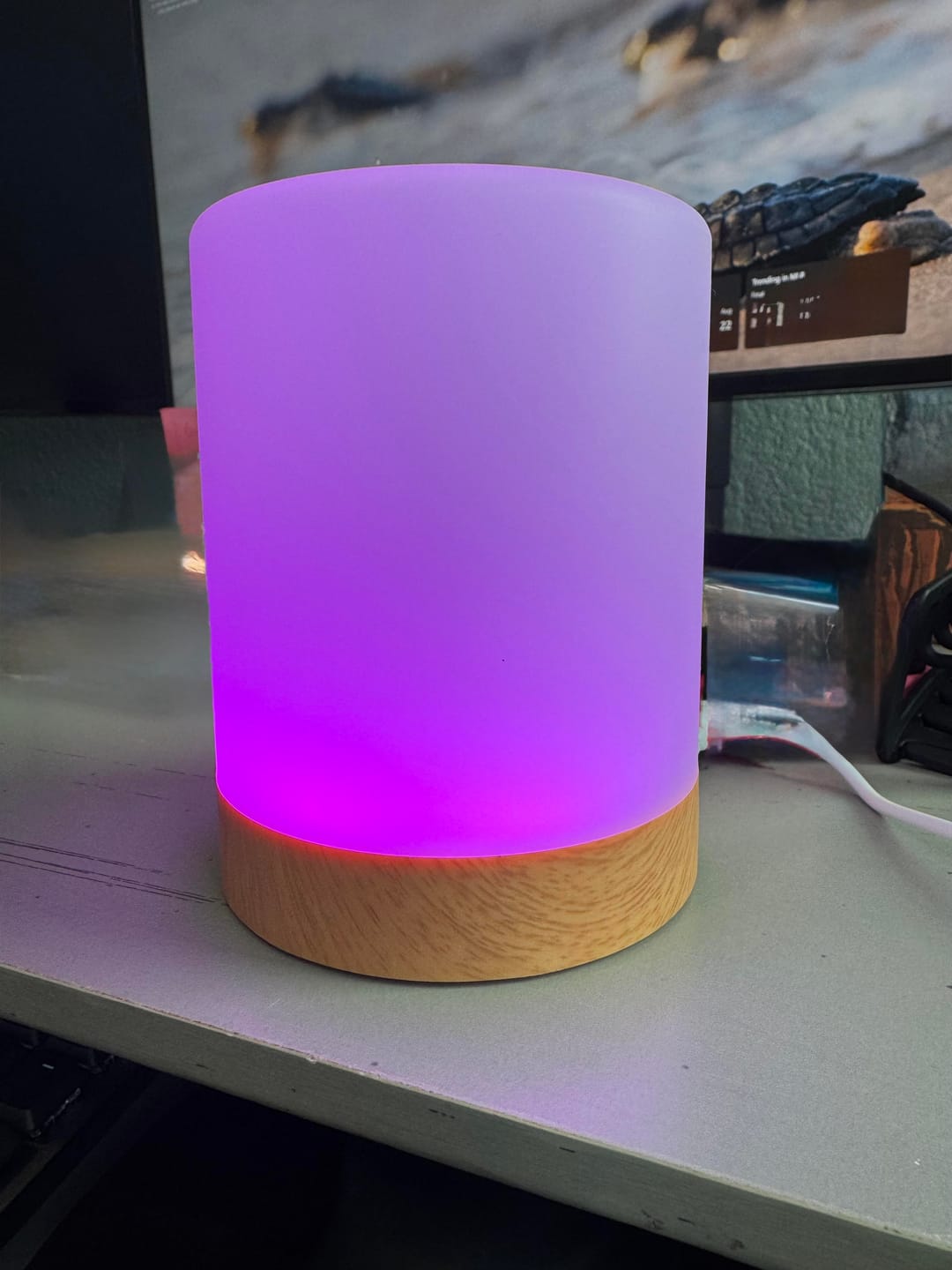 Customer photo review of Friendship Lamp