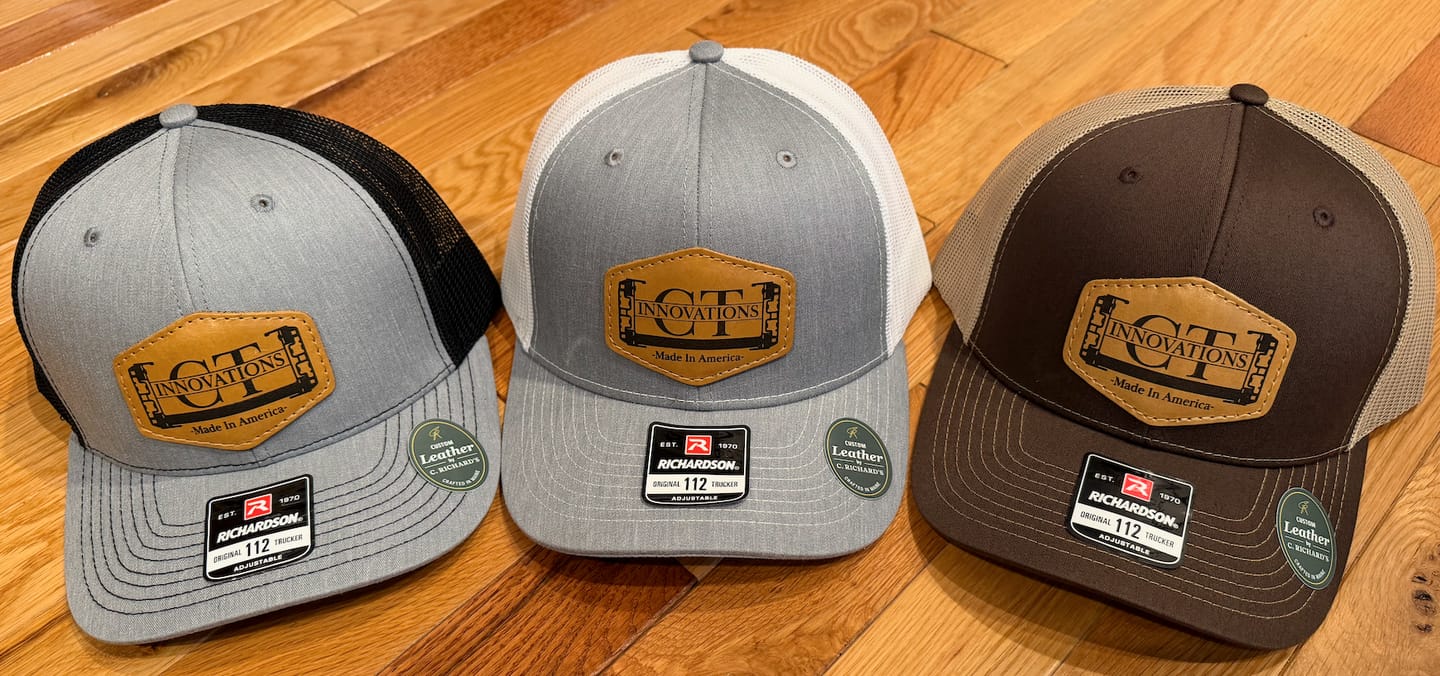 Customer photo review of Richardson 112 Custom Leather Patch Hat