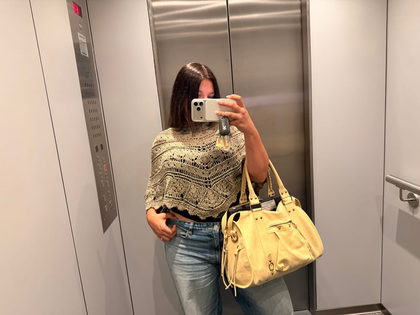 Customer photo review of It girl bag butter yellow