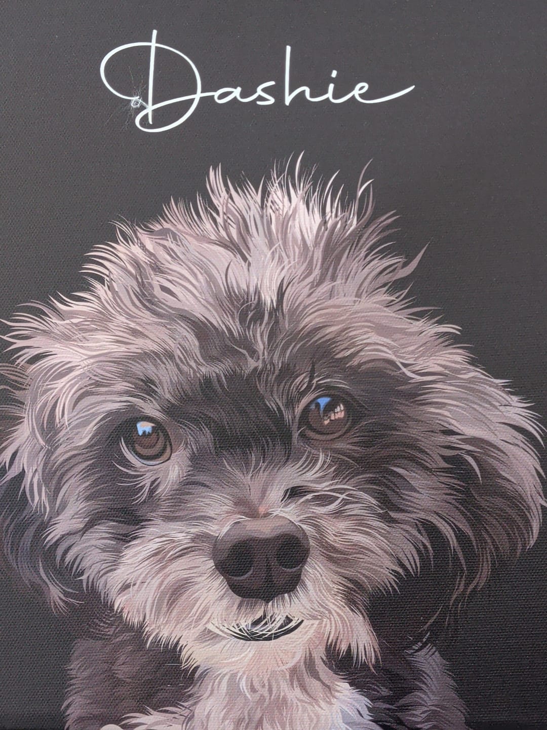 Customer photo review of Pet Art Canvas Wrap