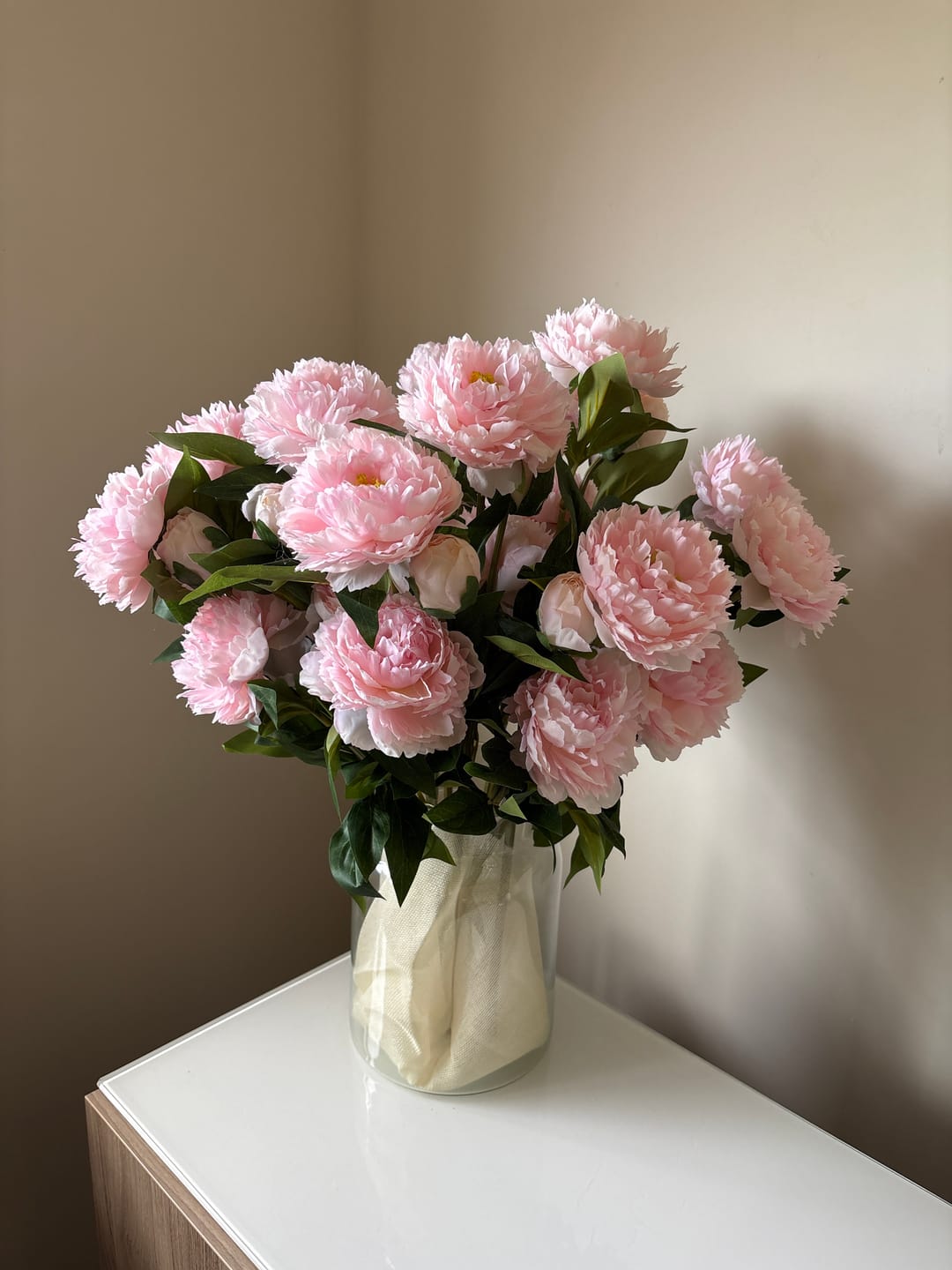 Customer photo review of Zijden Pioenrozen - Roze