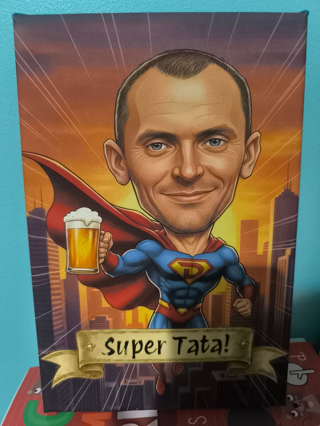 Customer photo review of Super Tatuś  - Karykatura ze zdjęcia