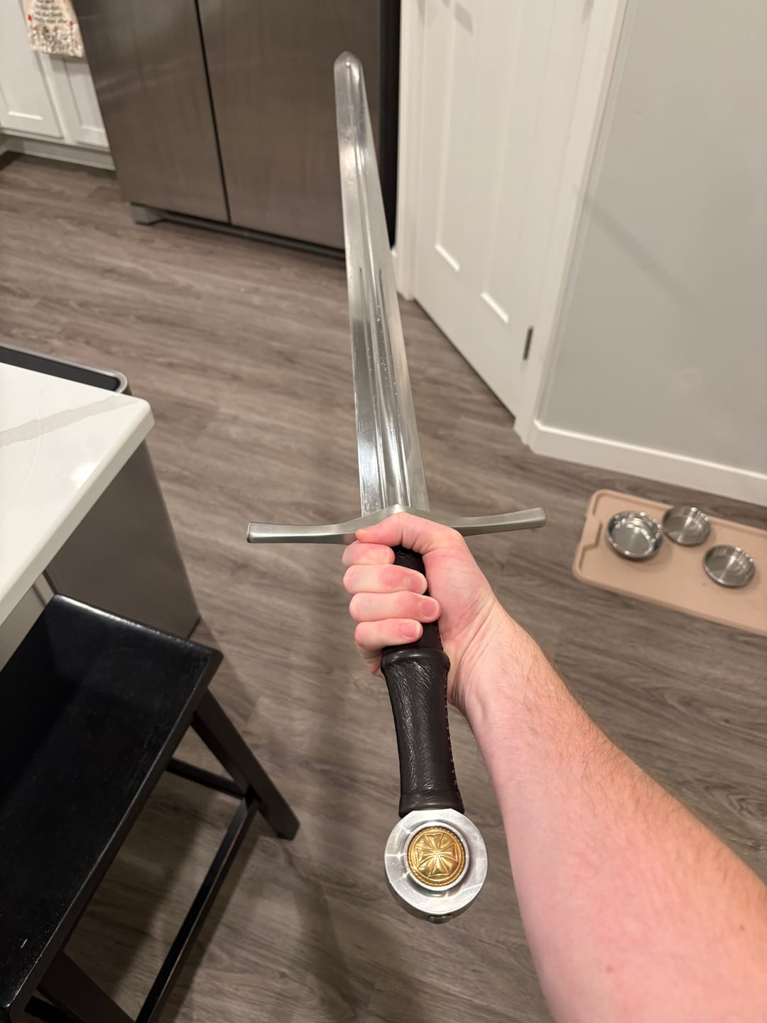 Customer photo review of The Vanguard Hand and a half Sword