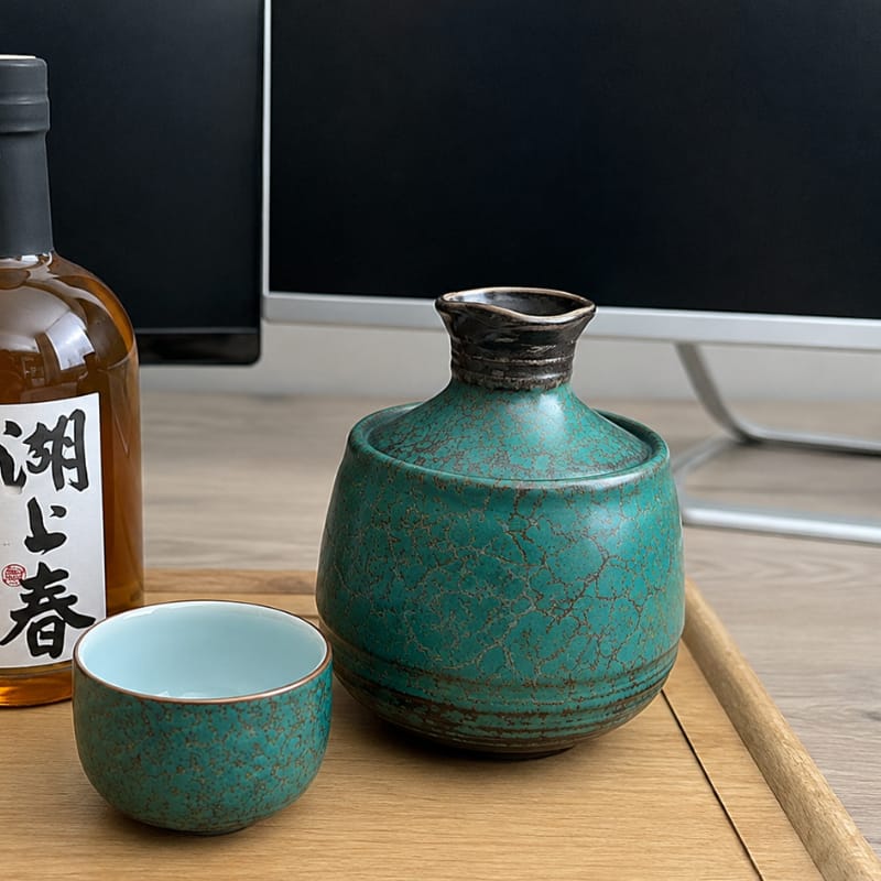 Customer photo review of Takumi Ceramic Sake Set