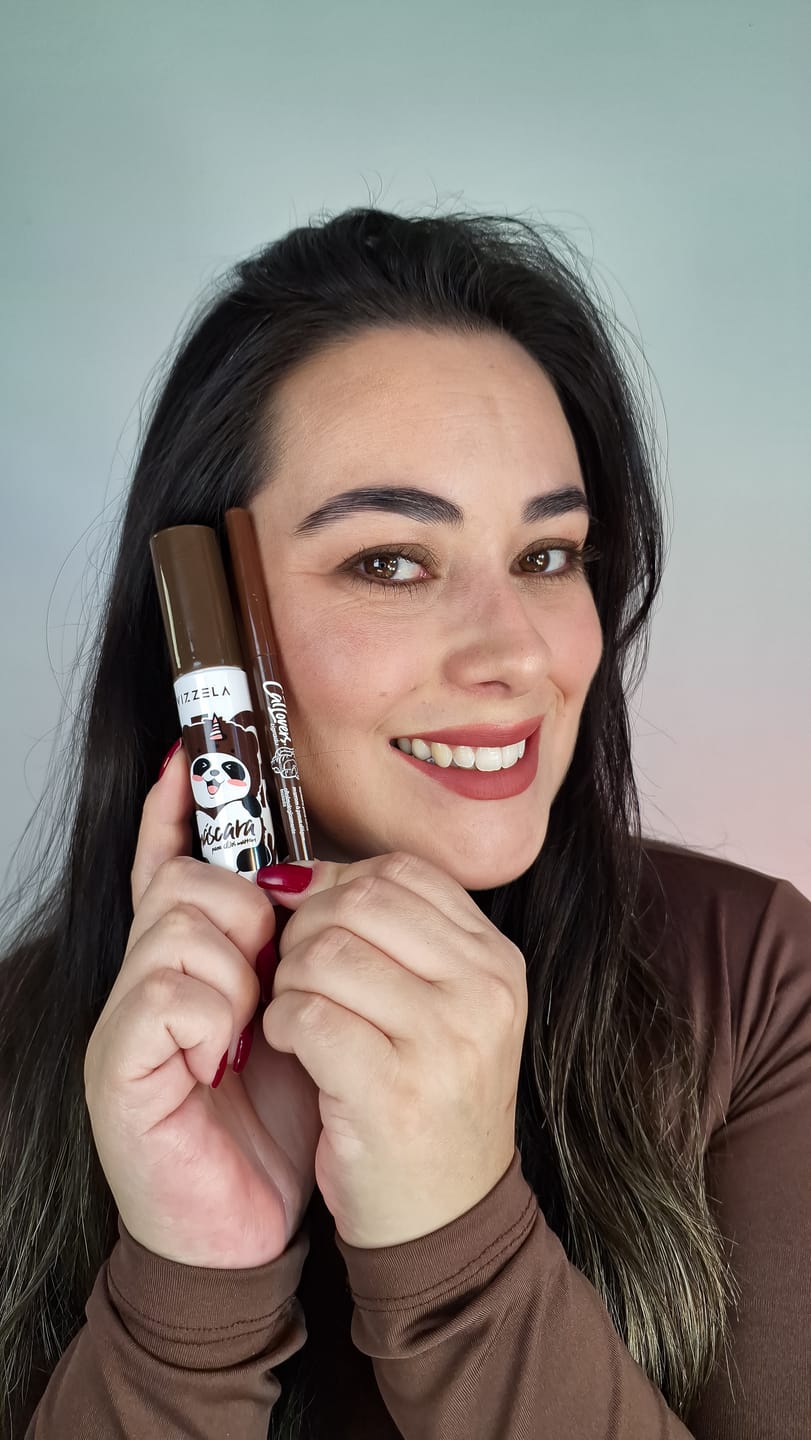 Customer photo review of Máscara Big No Panda Brown Vizzela - Marrom