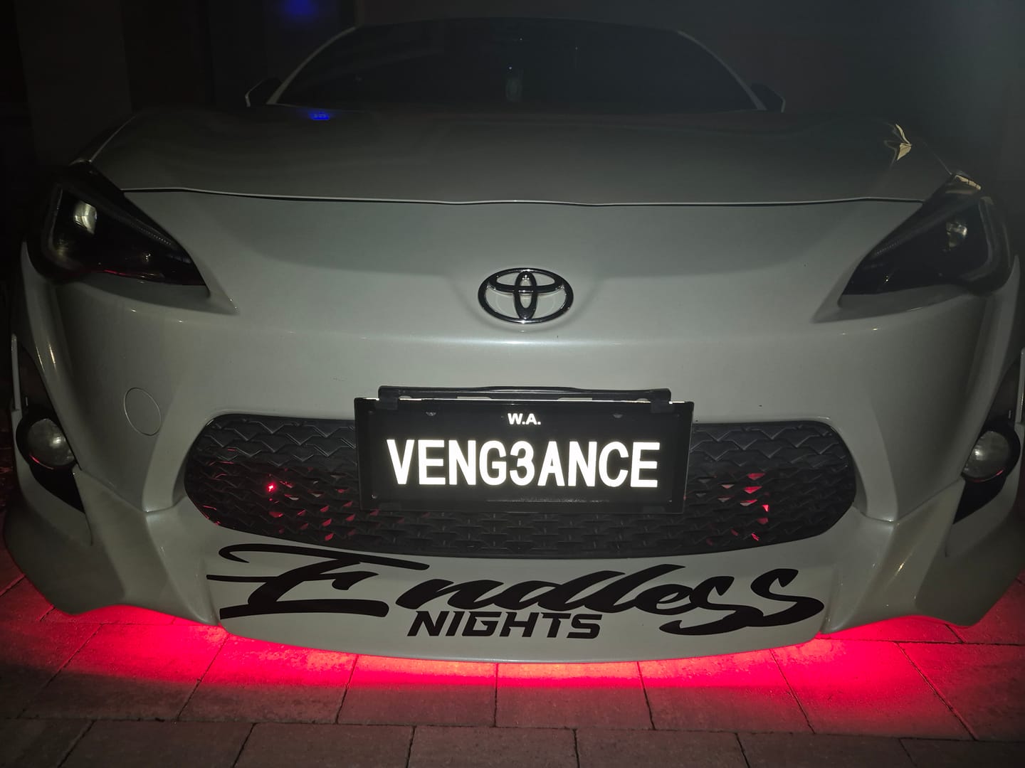 Customer photo review of Endless Nights - Window Banner