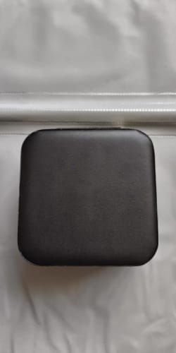 Customer photo review of Small Jewelry Box – Macaroon Style Travel Case for Studs & Rings