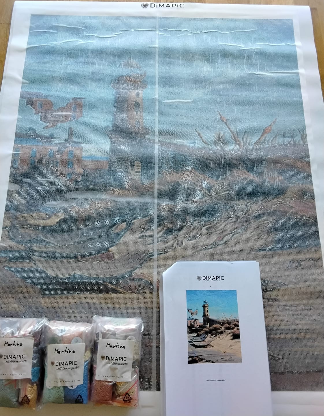 Customer photo review of 5D Diamond Painting - Personalisiertes Diamond Painting mit eigenem Bild