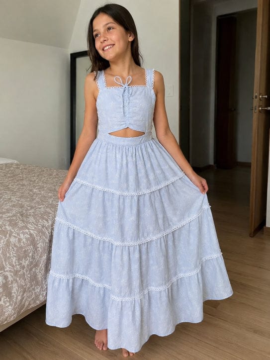 Customer photo review of Vestido Largo para niña - Aitana