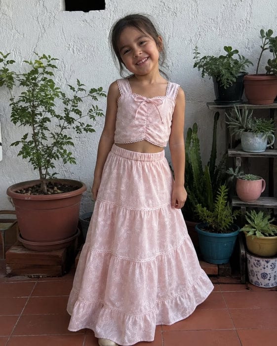 Customer photo review of Vestido Largo para niña - Aitana