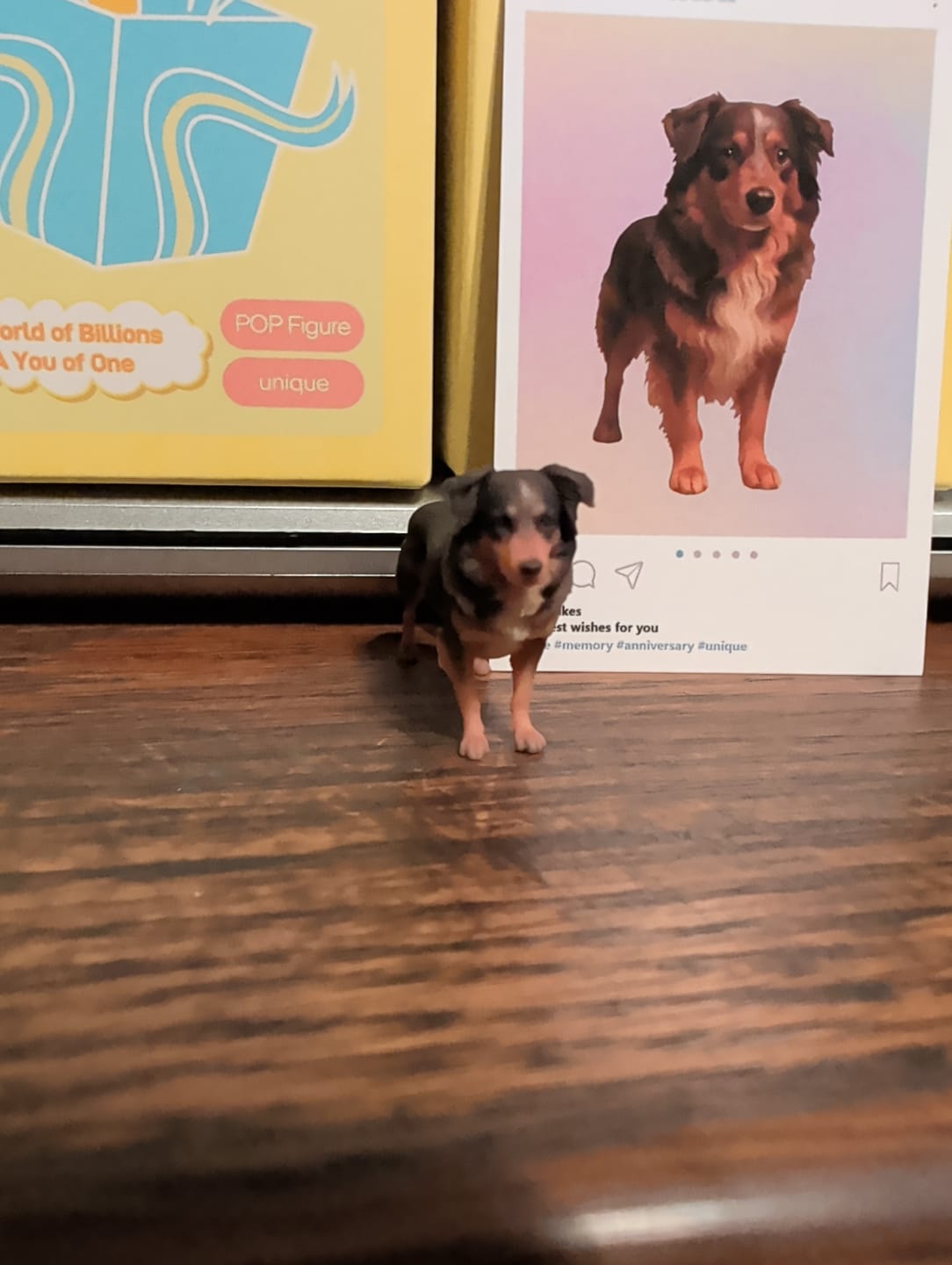 Customer photo review of Personalized Pet 3D Figurine from Photo