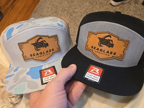 Customer photo review of Richardson 115 Custom Leather Patch Hats