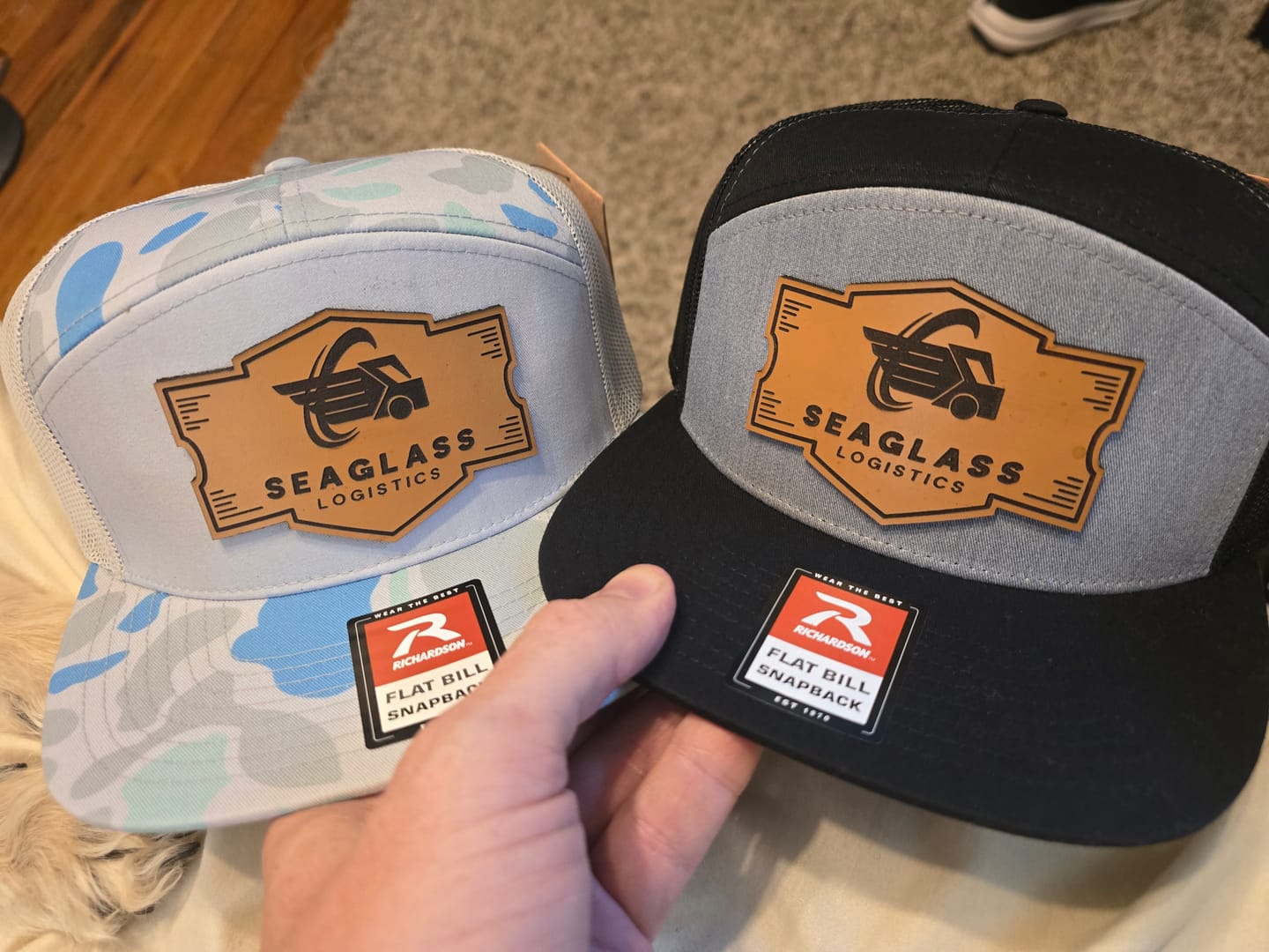 Customer photo review of Richardson 115 Custom Leather Patch Hats