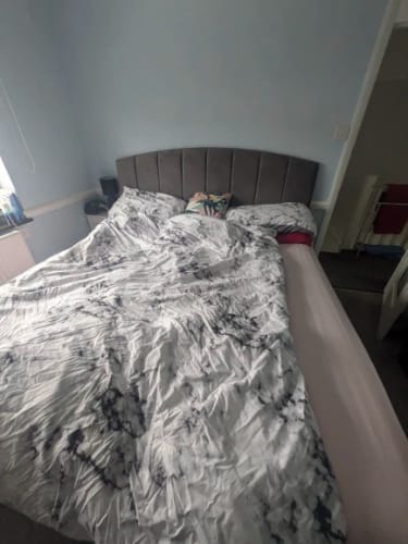 Customer photo review of Comforter Bedding Set – 3pcs Duvet Cover with Pillowcases