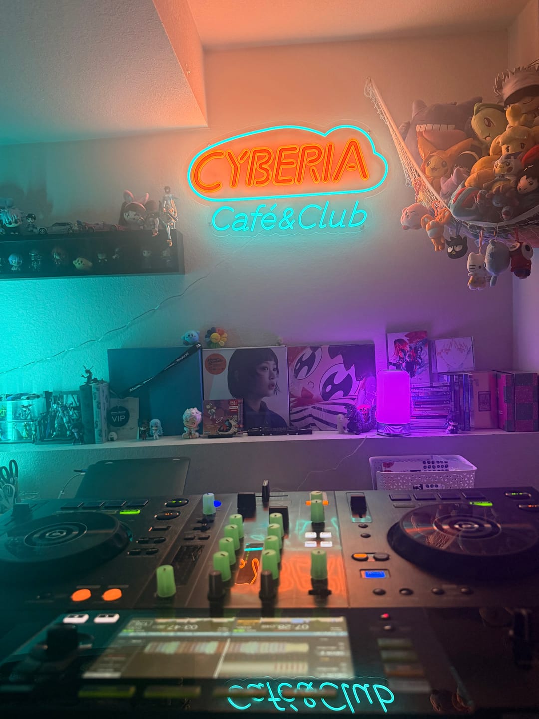 Customer photo review of CYBERIA Cafe & Club - Premium Neon Artwork