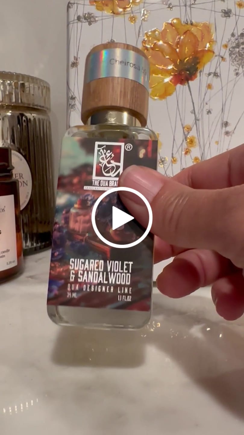 Customer video review of Sugared Violet & Sandalwood