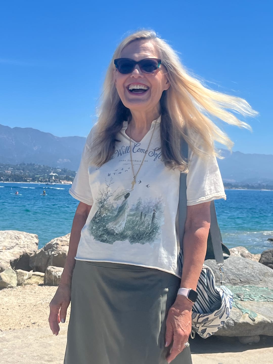 Customer photo review of There Will Come Soft Rains Sara Teasdale Literary T-Shirt