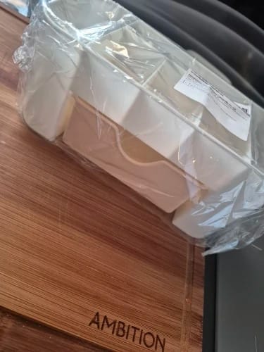 Customer photo review of Makeup Organizer with Drawer – Acrylic Brush and Lipstick Holder