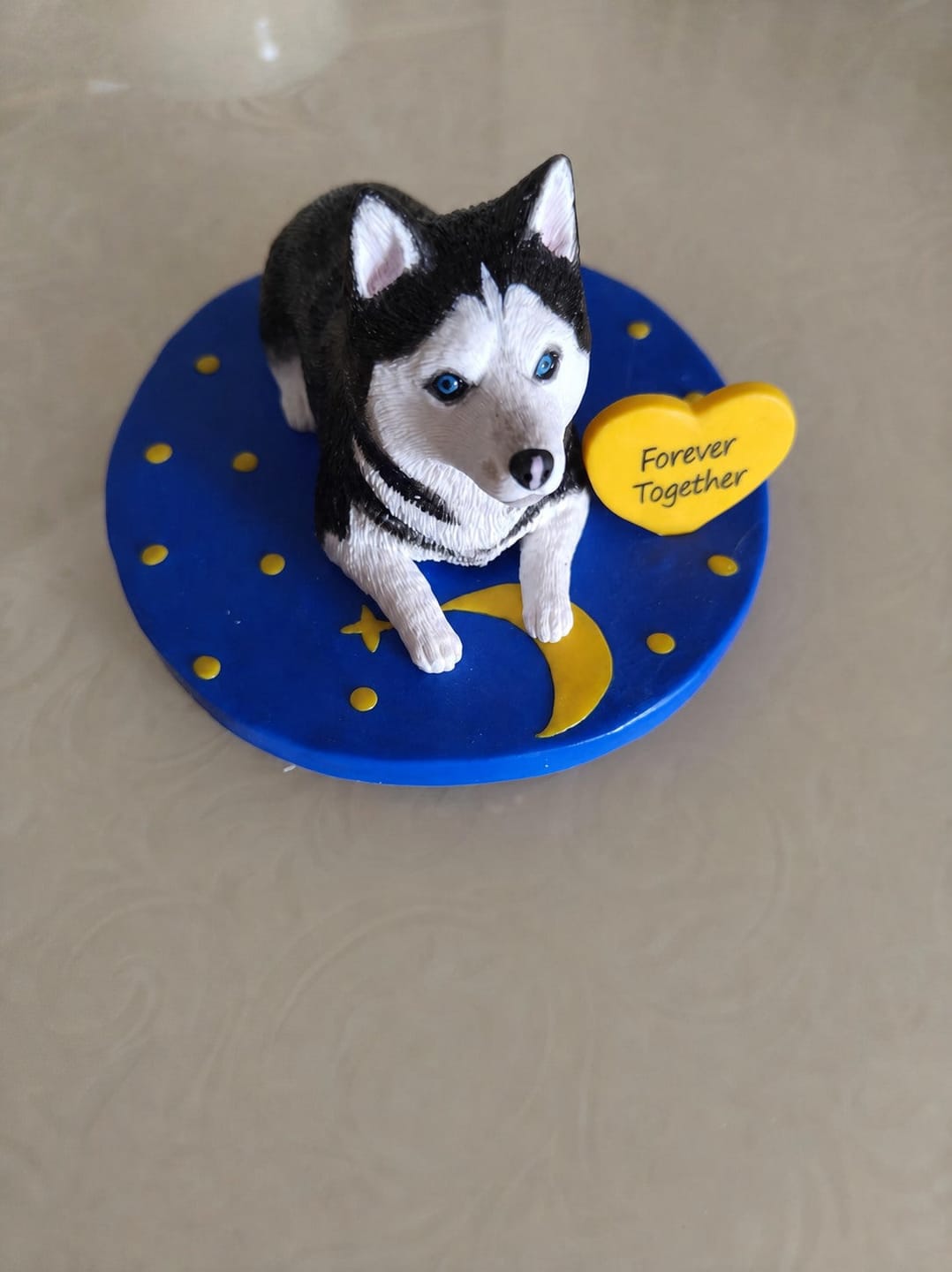 Customer photo review of Custom Handmade Polymer Clay Pet Figurine
