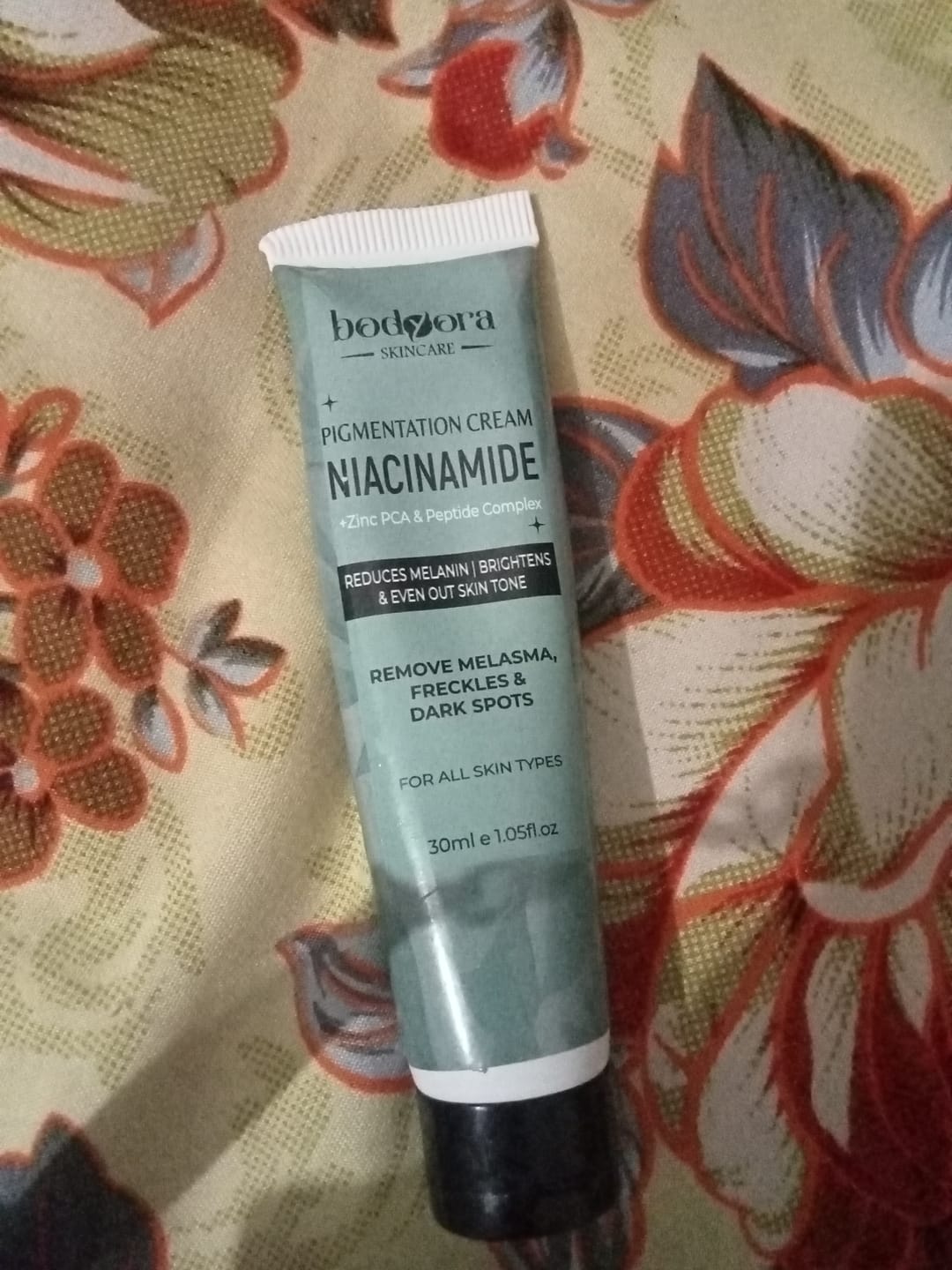 Customer photo review of Niacinamide Pigmentation Cream